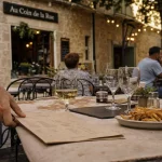 Au coin de la rue Martel : terrasse ombragée, cuisine maison et frites