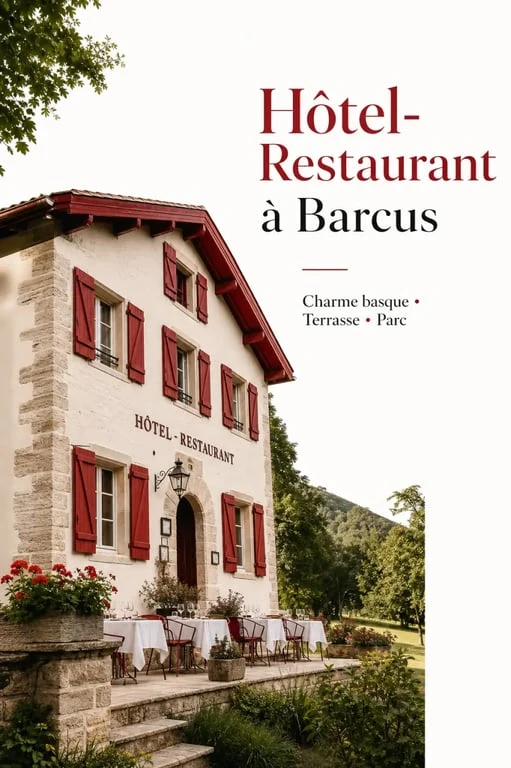 Chez Chilo à Barcus, hôtel-restaurant basque de charme dans un cadre verdoyant
