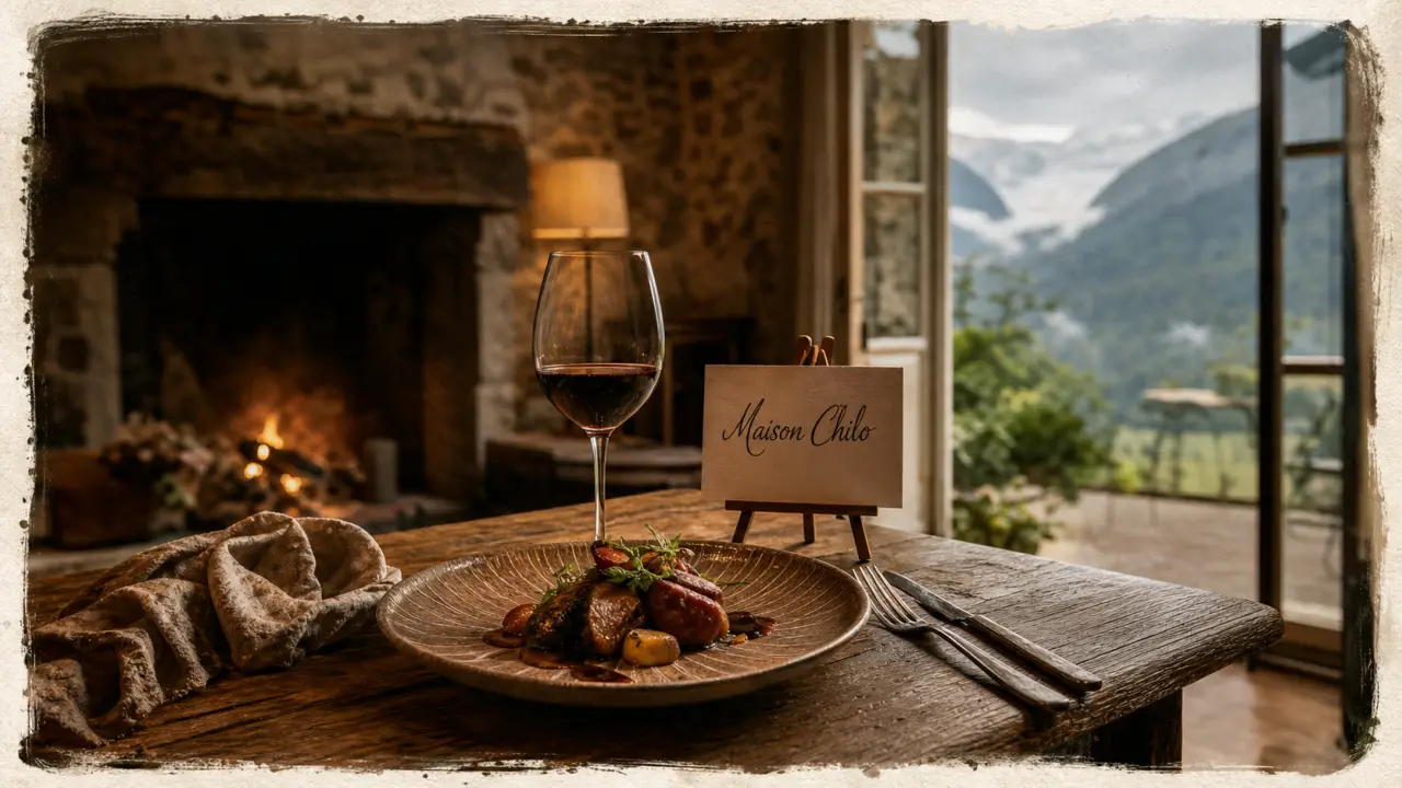 Restaurant Chilo Barcus : cuisine de terroir dans une maison de maître