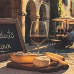 Resto martel : produits locaux et vin sur une terrasse