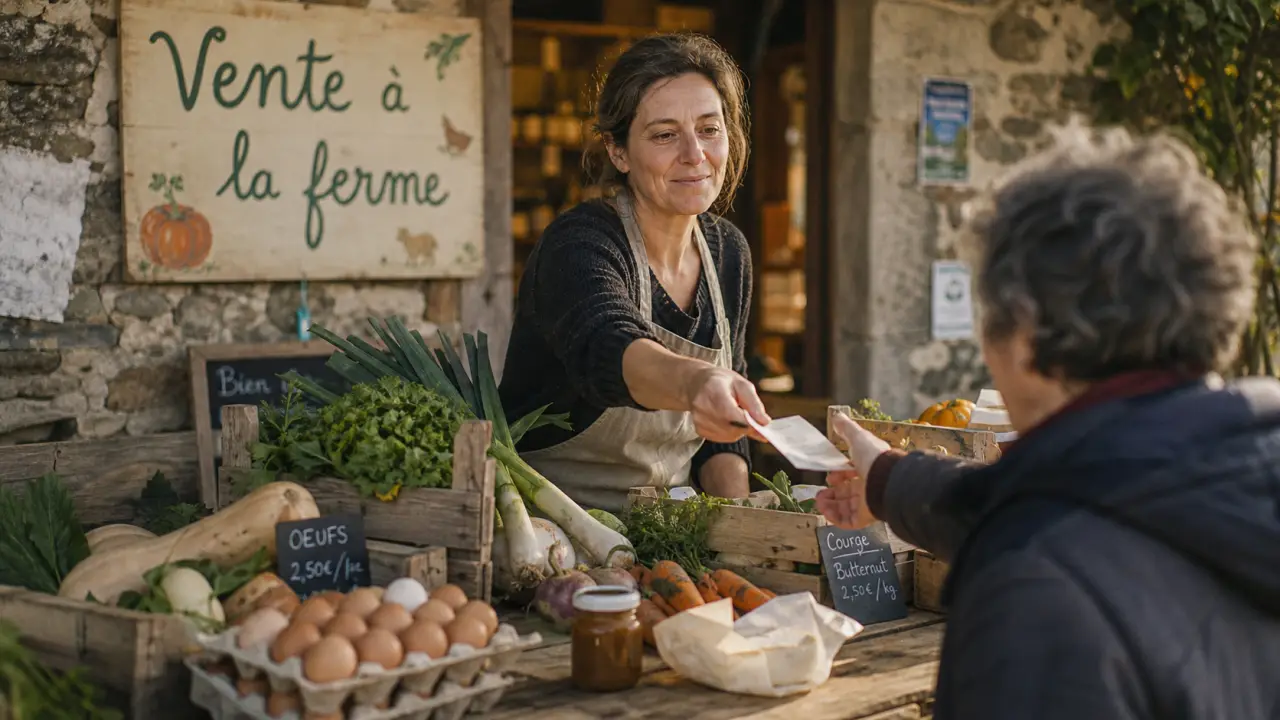 Vente à la ferme autour de moi : produits frais, œufs et légumes, horaires et adresse