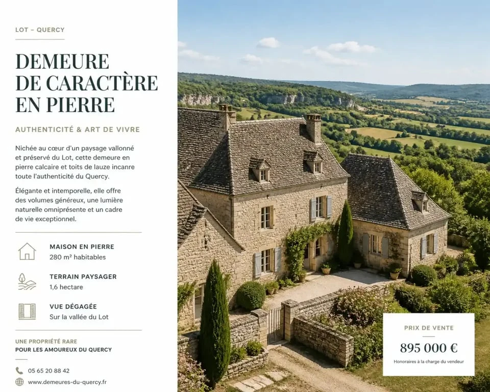 Gîte de groupe en pierre typique du Lot pour location de vacances