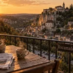 Hotel rocamadour lot : vue falaise, calme et parking simple