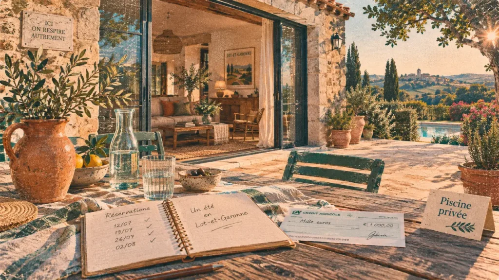 Maison de vacances lot et garonne avec piscine privée et jardin