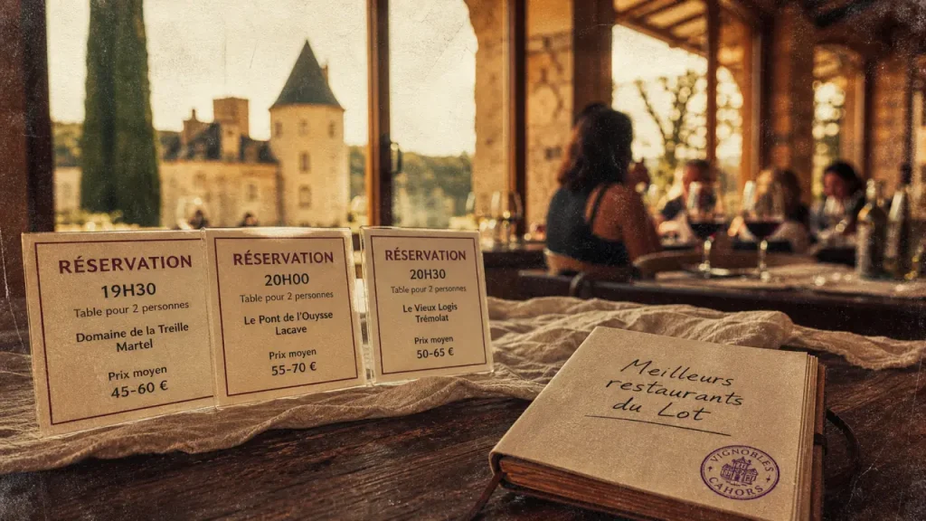Avis, prix, réservation : choisir les meilleurs restaurants du Lot sans se tromper