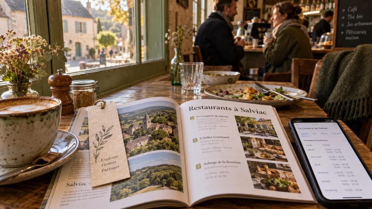 Restaurants Salviac Lot : horaires, réservation et trajet, guide sur place.