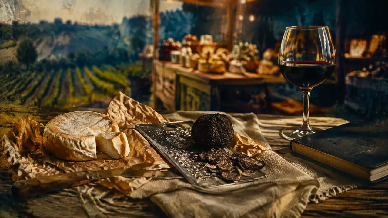 Spécialités du lot : truffe noire Rocamadour, mique et pastis quercynois