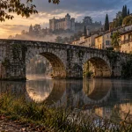 Vieux Pont de Nérac sur la Baïse, tourisme Lot-et-Garonne