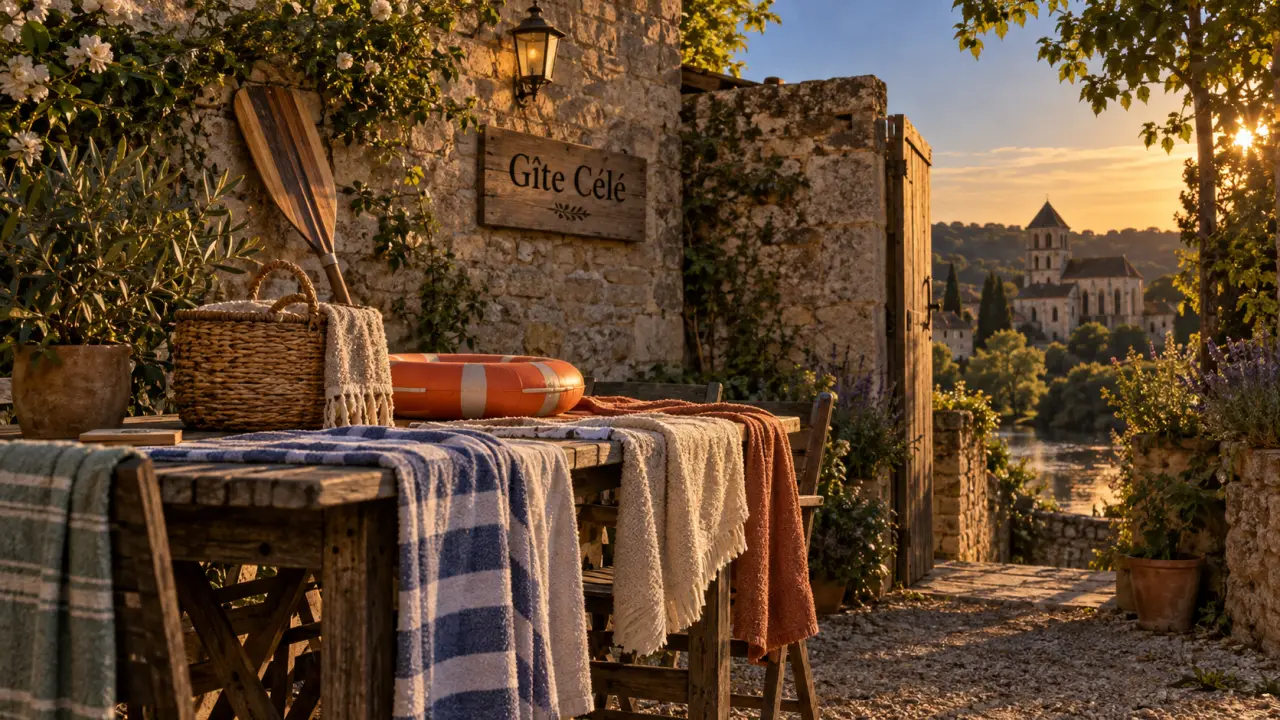 Location vacances Marcilhac-sur-Célé lot : gîte près piscine ou rivière, jardin et abbaye