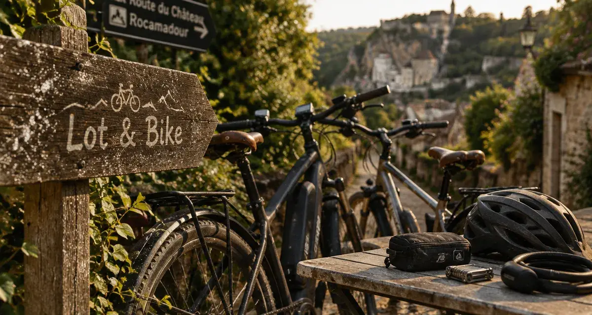 lot & bike rocamadour : vélos et assistance VAE VTC